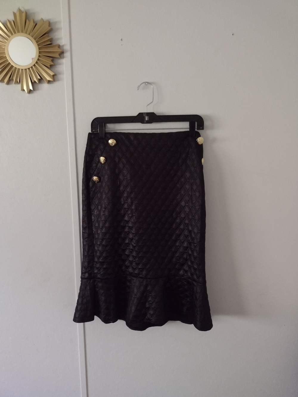 Carole Wren Quilted Design Skirt Medium